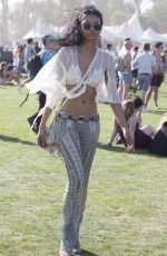 CHANEL IMAN at 2016 Coachella Valley Music and Arts Festival in Indio