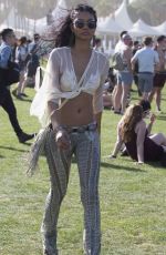 CHANEL IMAN at 2016 Coachella Valley Music and Arts Festival in Indio