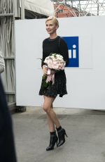CHARLIZE THERON Out and About in Milan 03/31/2016