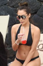 CHLOE GOODMAN in Bikini at a Pool in Lanzarote 04/16/2016