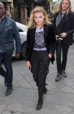 CHLOE MORETZ Arrives at Capital Radio in London 04/25/2016