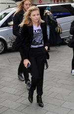 CHLOE MORETZ Arrives at Capital Radio in London 04/25/2016