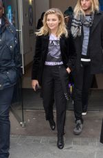 CHLOE MORETZ Arrives at Capital Radio in London 04/25/2016