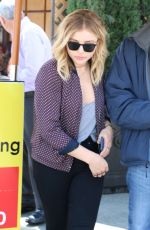 CHLOE MORETZ at Il Pastaio Restaurant in Los Angeles 04/04/2016