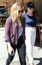 CHLOE MORETZ at Il Pastaio Restaurant in Los Angeles 04/04/2016