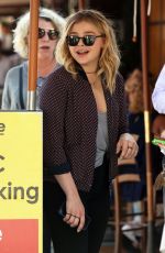 CHLOE MORETZ at Il Pastaio Restaurant in Los Angeles 04/04/2016