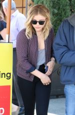 CHLOE MORETZ at Il Pastaio Restaurant in Los Angeles 04/04/2016