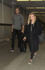 CHLOE MORETZ at LAX Airport in Los Angeles 04/12/2016