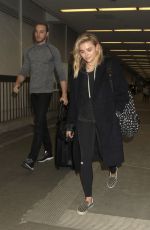CHLOE MORETZ at LAX Airport in Los Angeles 04/12/2016