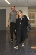 CHLOE MORETZ at LAX Airport in Los Angeles 04/12/2016