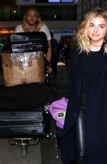 CHLOE MORETZ at Los Angeles International Airport 04/20/2016