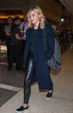 CHLOE MORETZ at Los Angeles International Airport 04/20/2016