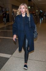 CHLOE MORETZ at Los Angeles International Airport 04/20/2016