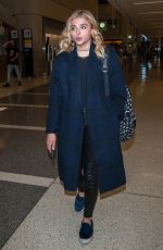 CHLOE MORETZ at Los Angeles International Airport 04/20/2016