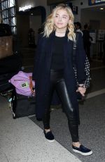 CHLOE MORETZ at Los Angeles International Airport 04/20/2016