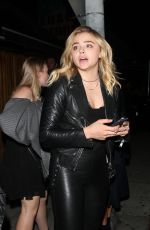 CHLOE MORETZ at Nice Guy in West Hollywood 04/29/2016
