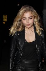 CHLOE MORETZ at Nice Guy in West Hollywood 04/29/2016