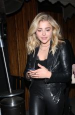 CHLOE MORETZ at Nice Guy in West Hollywood 04/29/2016