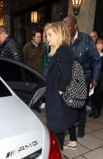 CHLOE MORETZ Leaves Claridges Hotel in London 04/25/2016