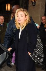 CHLOE MORETZ Leaves Claridges Hotel in London 04/25/2016