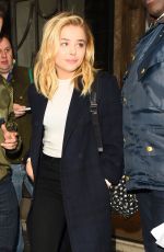 CHLOE MORETZ Leaves Claridges Hotel in London 04/25/2016