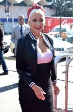 CHRISTINA AGUILERA Arrives at Voice Karaoke for Charity 04/21/2016