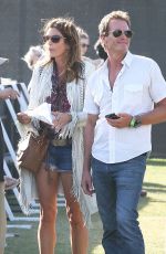 CINDY CRAWFORD at Coachella Valley Music and Arts Festival in Indio 04/15/2016