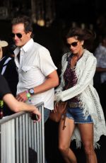 CINDY CRAWFORD at Coachella Valley Music and Arts Festival in Indio 04/15/2016