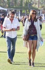 CINDY CRAWFORD at Coachella Valley Music and Arts Festival in Indio 04/15/2016