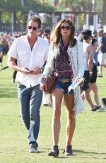 CINDY CRAWFORD at Coachella Valley Music and Arts Festival in Indio 04/15/2016