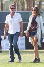 CINDY CRAWFORD at Coachella Valley Music and Arts Festival in Indio 04/15/2016