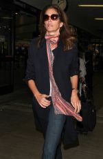 CINDY CRAWFORD at Los Angeles International Airport 04/21/2016