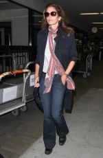 CINDY CRAWFORD at Los Angeles International Airport 04/21/2016