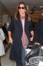 CINDY CRAWFORD at Los Angeles International Airport 04/21/2016