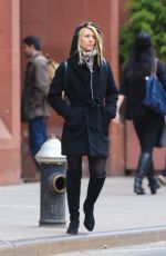 CLAIRE DANES Out and About in New YOrk 04/29/2016