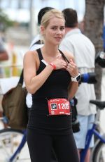 CLAIRE HOLT at Life Time Tri Charity Triathlon in Miami 04/03/2016