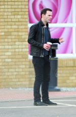 COURTNEY COX at a Motorway Service Station in London 04/13/2016
