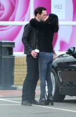 COURTNEY COX at a Motorway Service Station in London 04/13/2016