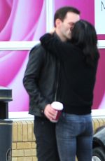 COURTNEY COX at a Motorway Service Station in London 04/13/2016