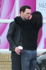 COURTNEY COX at a Motorway Service Station in London 04/13/2016