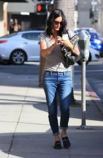 COURTNEY COX Out and About in Beverly Hills 04/25/2016