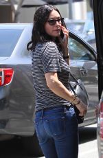 COURTNEY COX Out in Beverly Hills 04/27/2016