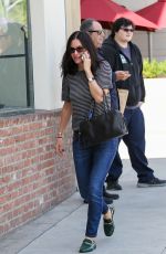 COURTNEY COX Out in Beverly Hills 04/27/2016