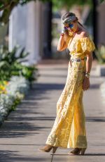 COURTNEY SIXX Out and Abou8t in Los Angeles 04/16/2016