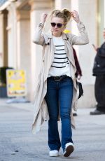 DAKOTA FANNING Out and About in New York 04/13/2016