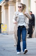 DAKOTA FANNING Out and About in New York 04/13/2016