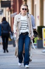 DAKOTA FANNING Out and About in New York 04/13/2016