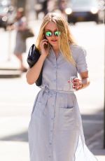 DAKOTA FANNING Out and About in New York 04/18/2016