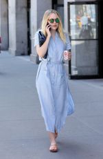 DAKOTA FANNING Out and About in New York 04/18/2016