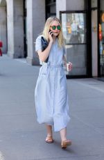 DAKOTA FANNING Out and About in New York 04/18/2016